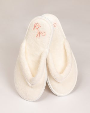 Pantufla flip flop peluche