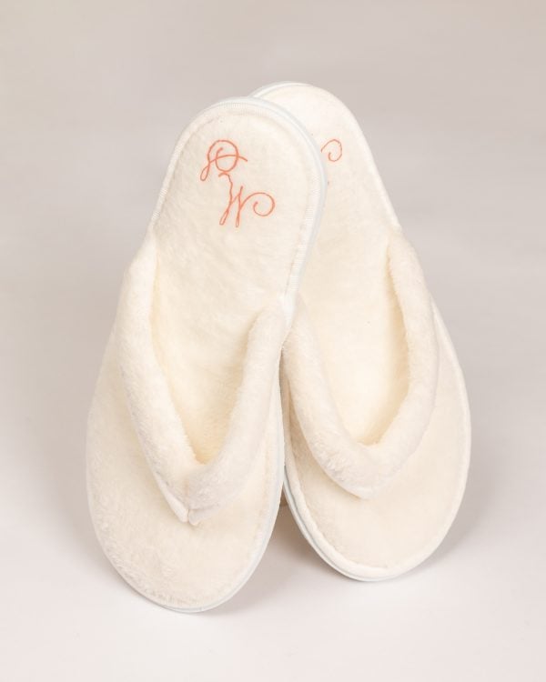 Pantufla flip flop peluche