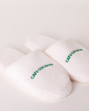 Pantufla plataforma peluche