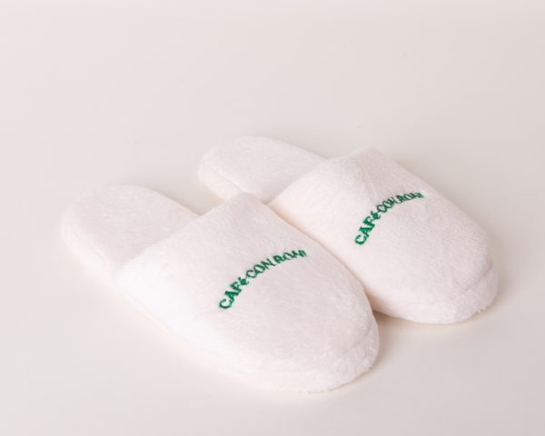 Pantufla plataforma peluche
