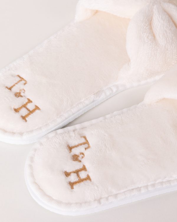 Pantufla moño de peluche fino - Imagen 6