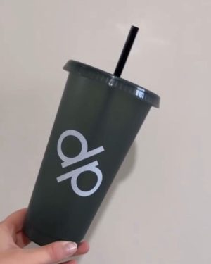Vaso con Popote