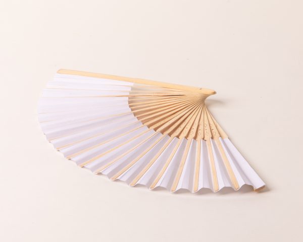 Abanico de Papel blanco - Imagen 5