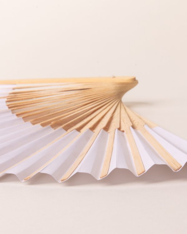 Abanico de Papel blanco - Imagen 2