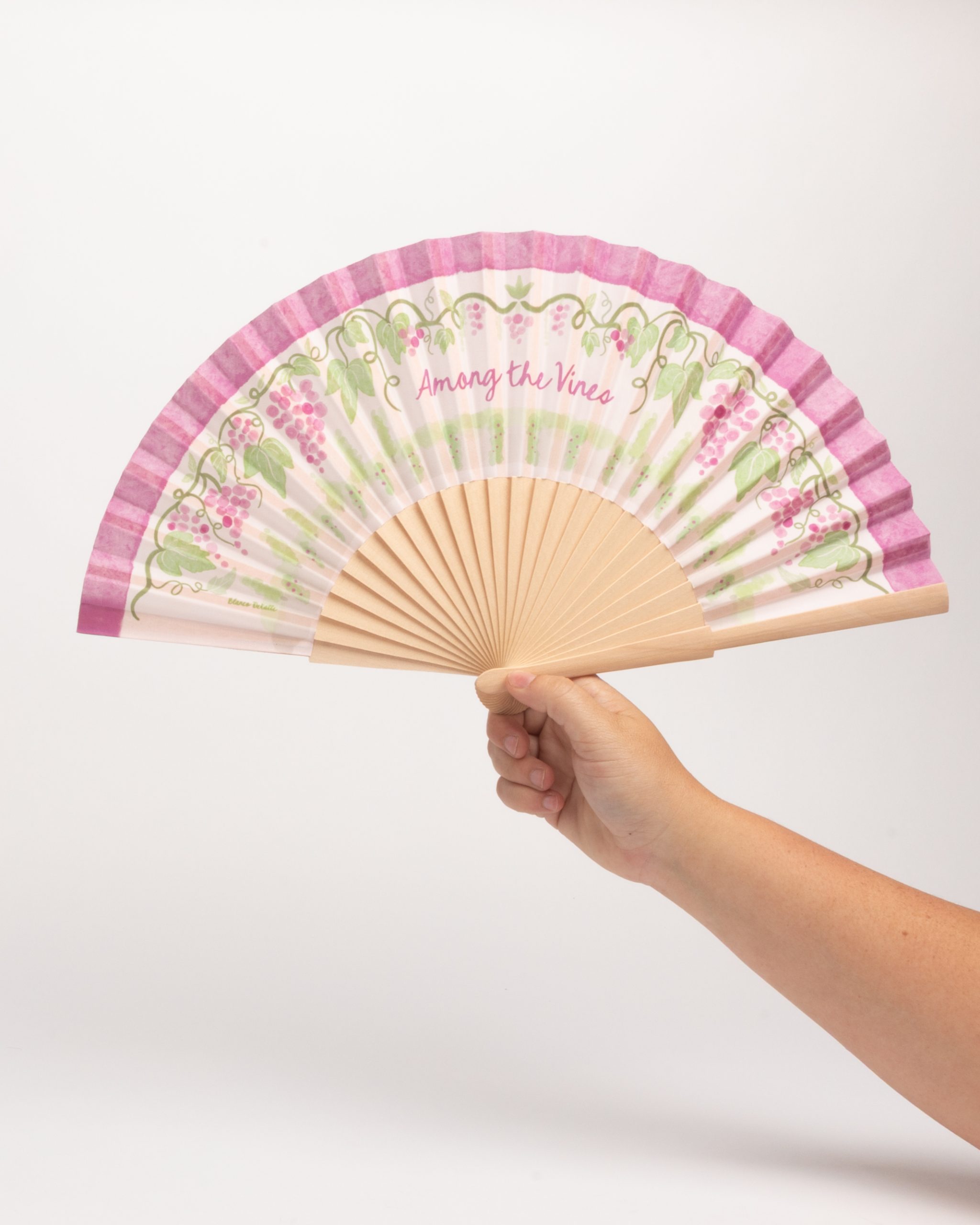 Abanico de Tela Ilustrado - Imagen 4