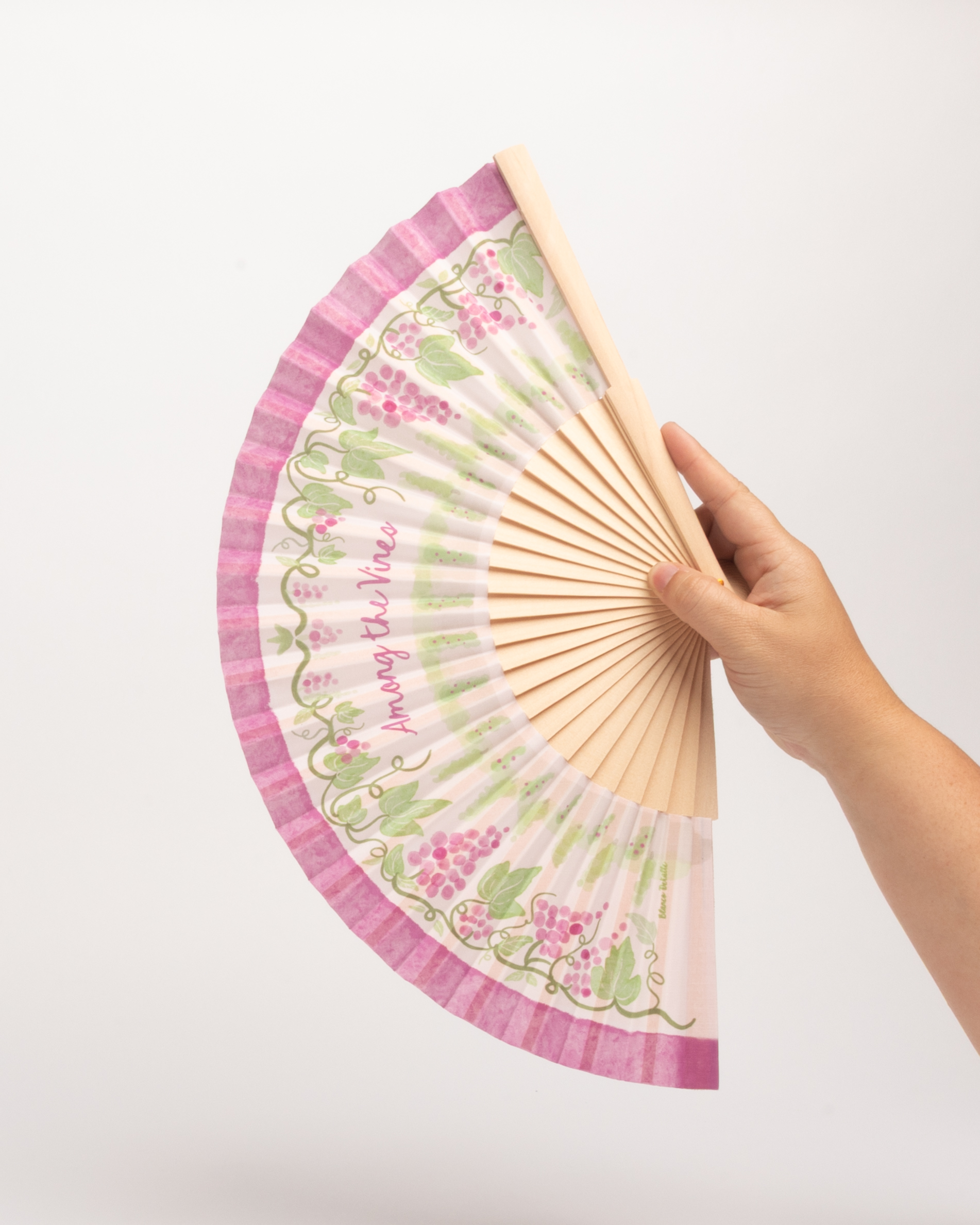 Abanico de Tela Ilustrado - Imagen 2